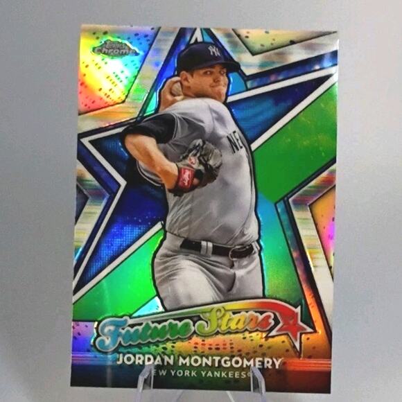 2018 Topps Chrome Future Stars REFRACTOR - Jordan Montgomery New York #FS-7 - Picture 2 of 6